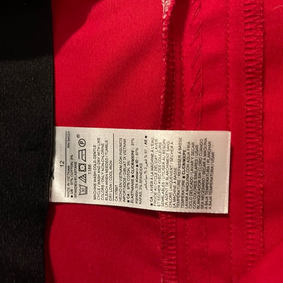 Old Navy red pants size 12 - Picture 6 of 6